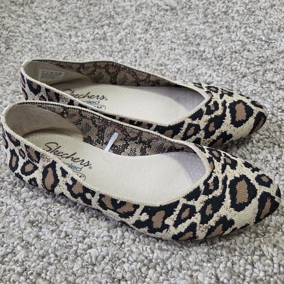Skechers Shoes - Sketchers Air Cooled Cleo Claw-Some Baklet Flats Cheetah Animal‎ Print Sz 7
